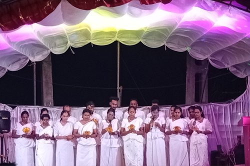 "Mihindu Udanaya Poson Zone 2025" in Pallepola
